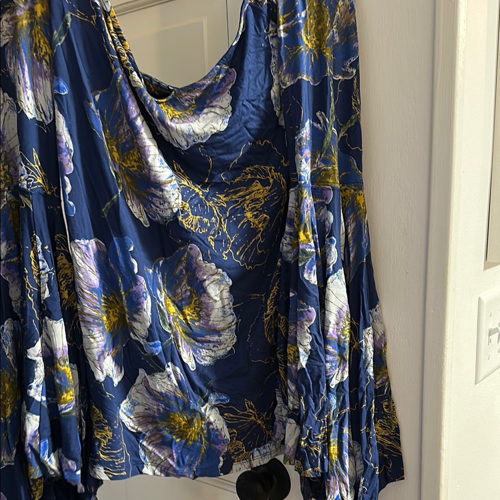 Free People birds of paradise blouse